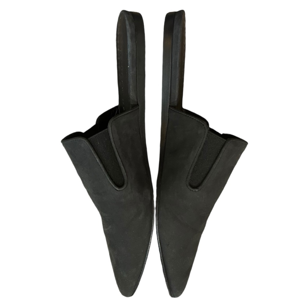 Jenni Kayne Oiled Leather Pointed Toe Flat Mules - Picture 4 of 6